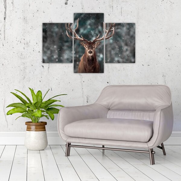 Tablou - Cerbul majestic (90x60 cm)