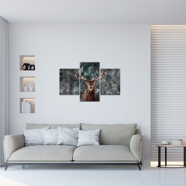 Tablou - Cerbul majestic (90x60 cm)