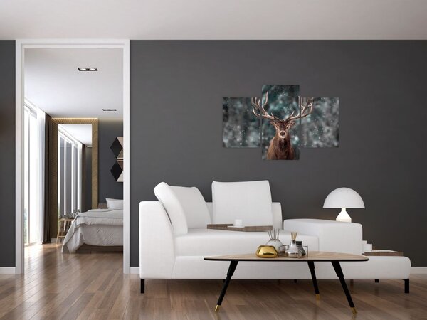 Tablou - Cerbul majestic (90x60 cm)