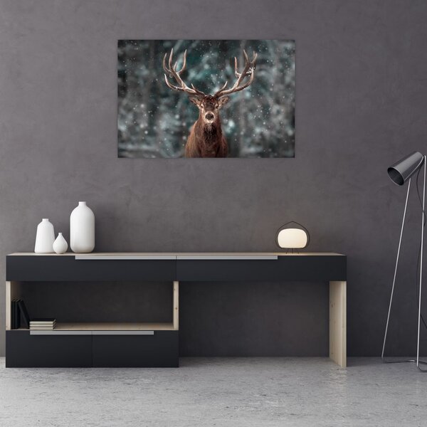 Tablou - Cerbul majestic (90x60 cm)