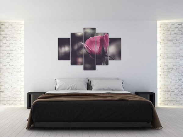 Tablou - Detaliu florii de trandafir (150x105 cm)