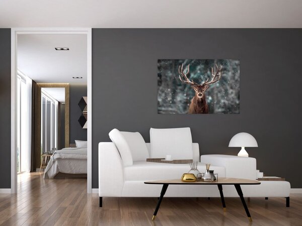 Tablou - Cerbul majestic (90x60 cm)