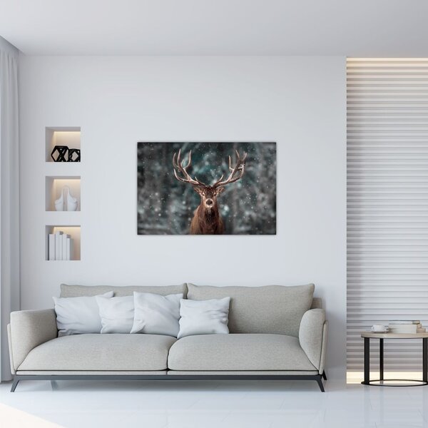 Tablou - Cerbul majestic (90x60 cm)