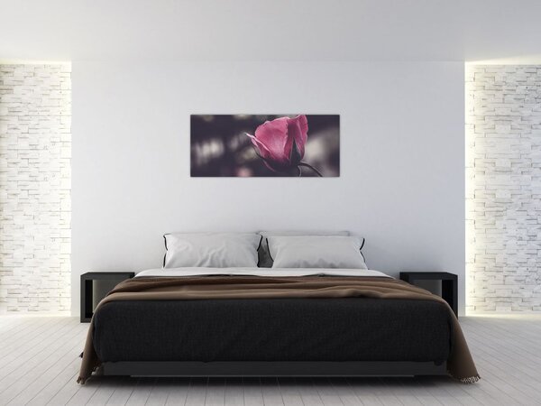 Tablou - Detaliu florii de trandafir (120x50 cm)