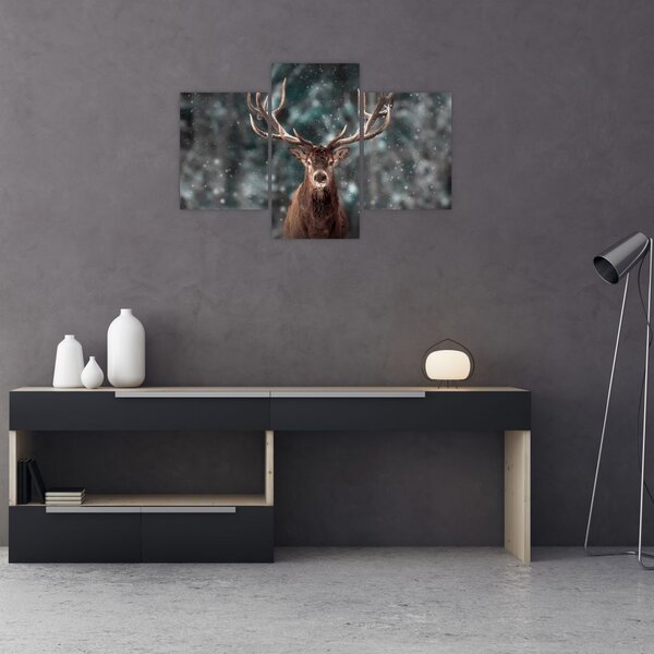 Tablou - Cerbul majestic (90x60 cm)