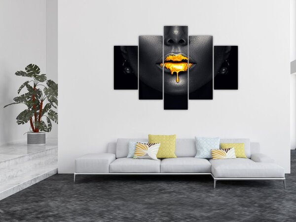 Tablou - Buzele femeii (150x105 cm)
