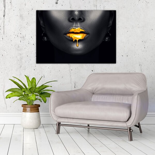 Tablou - Buzele femeii (90x60 cm)