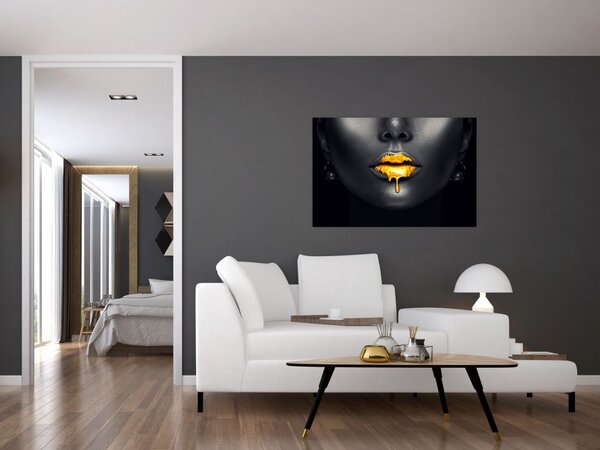 Tablou - Buzele femeii (90x60 cm)