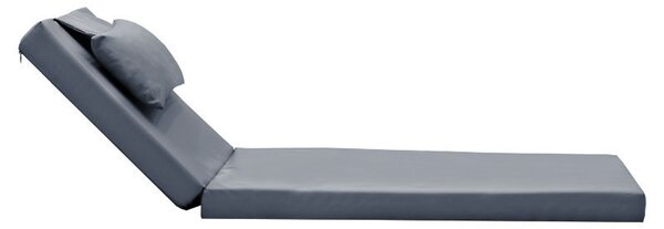 Saltea sezlong Sunset gri 65x185x10cm