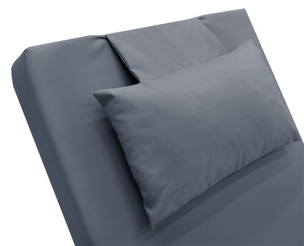 Saltea sezlong Sunset gri 65x185x10cm