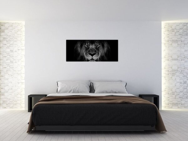 Tablou - Leu majestic (120x50 cm)