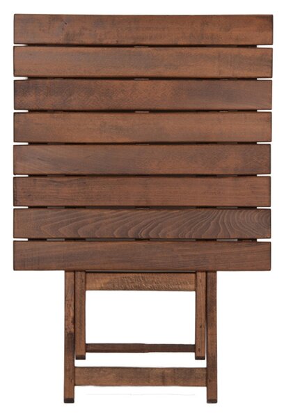 Masa exterior Retto fag culoarea nuc 60x60x71cm