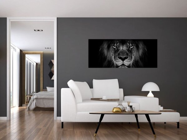 Tablou - Leu majestic (120x50 cm)