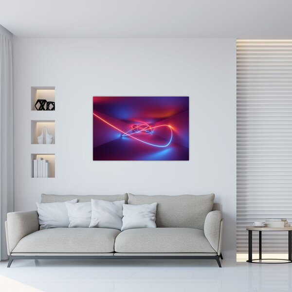 Tablou cu abstracție modernă (90x60 cm)