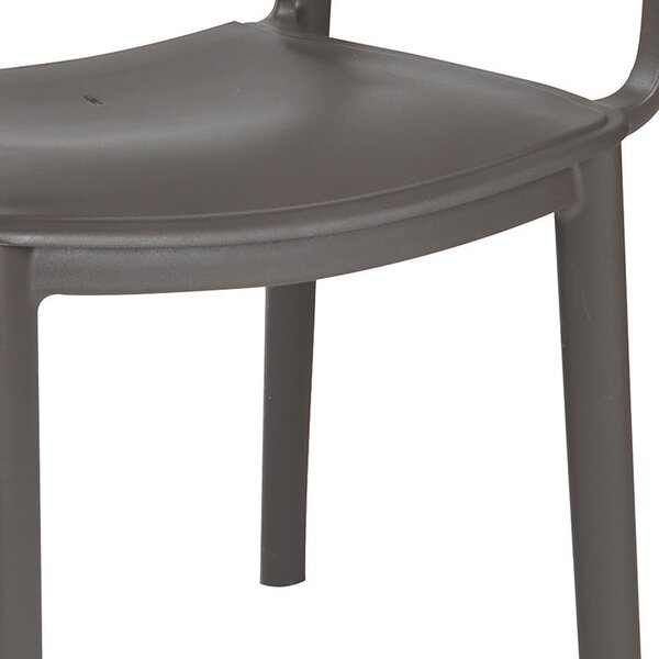 Scaun exterior Frontline plastic culoare antracit