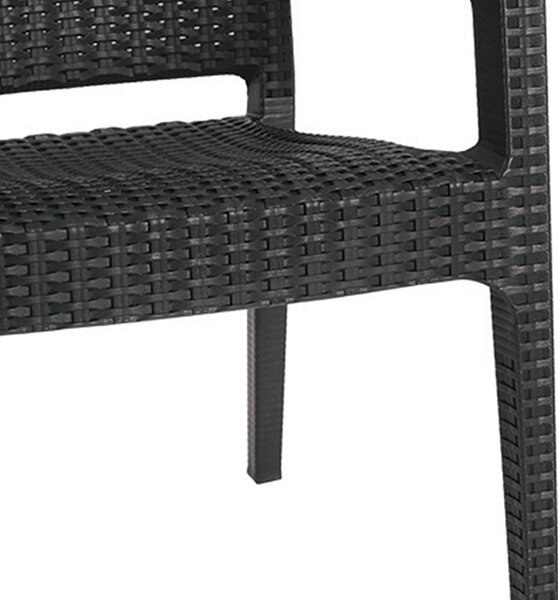 Scaun exterior Halcyon plastic culoare antracit