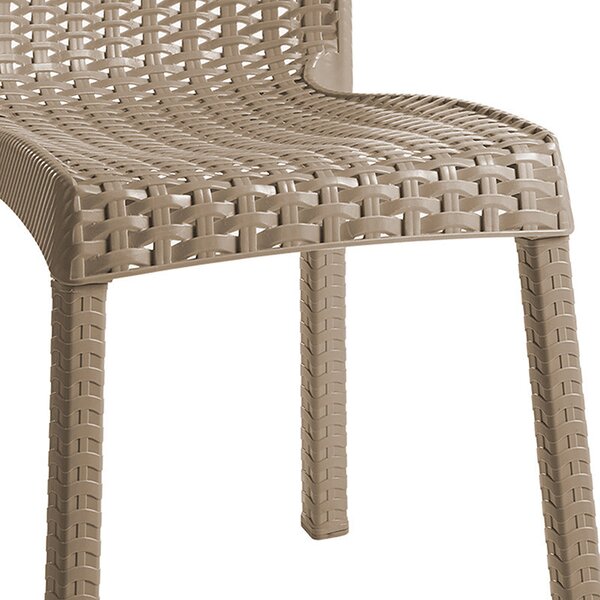 Scaun exterior Confident plastic culoare cappuccino