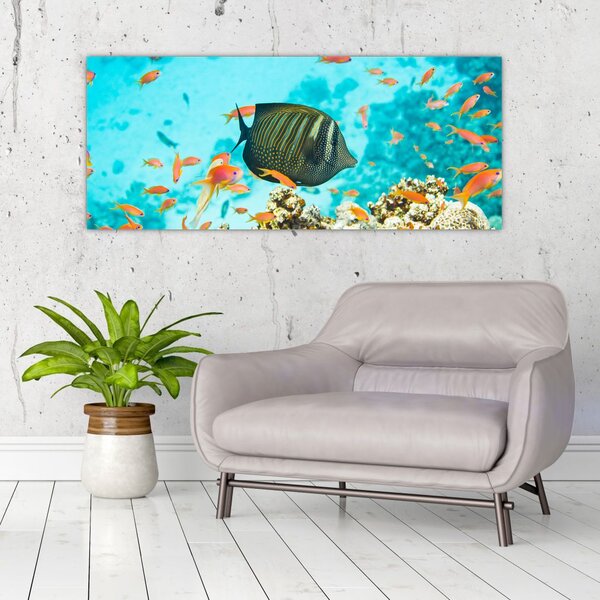 Tablou lumii submarine (120x50 cm)