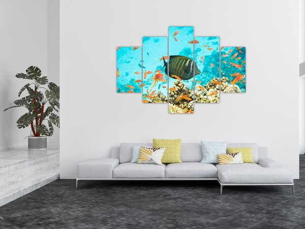 Tablou lumii submarine (150x105 cm)