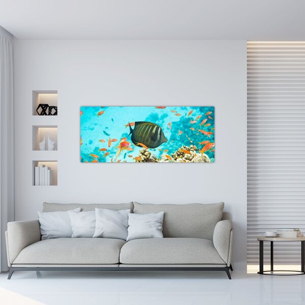 Tablou lumii submarine (120x50 cm)