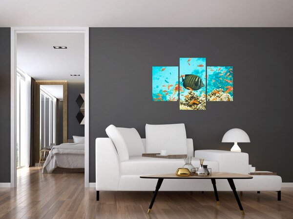 Tablou lumii submarine (90x60 cm)