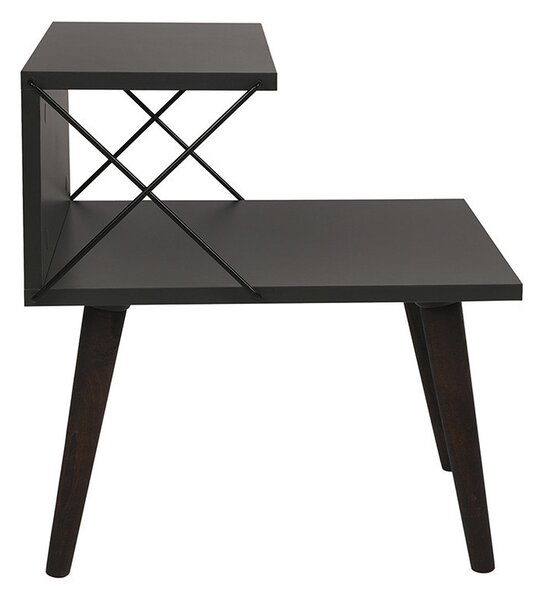 Noptiera Model Costa, Antracit/Nuc, 50x40x55cm