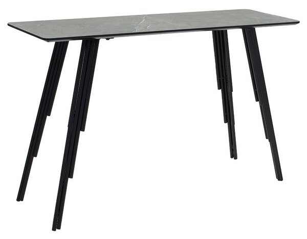 Consola Model Lifo, Gri inchis/Negru, 120x40x75 cm