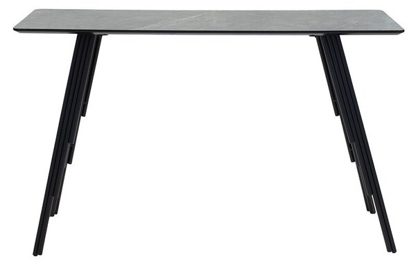 Consola Model Lifo, Gri inchis/Negru, 120x40x75 cm
