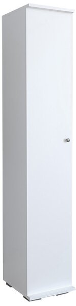 Dulap multifunctional Model Juan, Alb, 30x35x177 cm