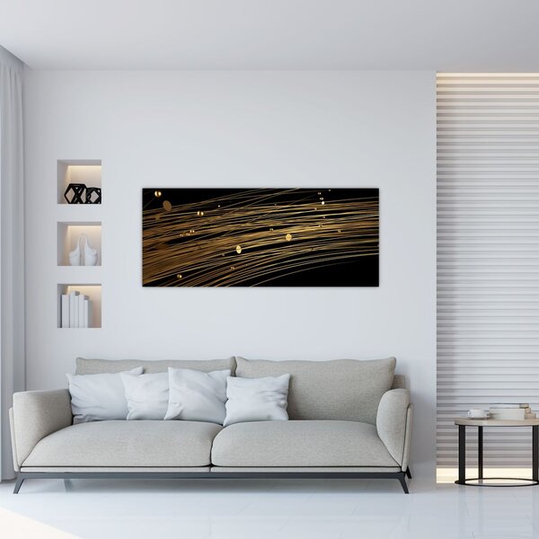 Tablou abstrat (120x50 cm)