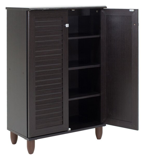 Dulap Pantofi Model Caroline II, Wenge, 60x34.5x91.5 cm