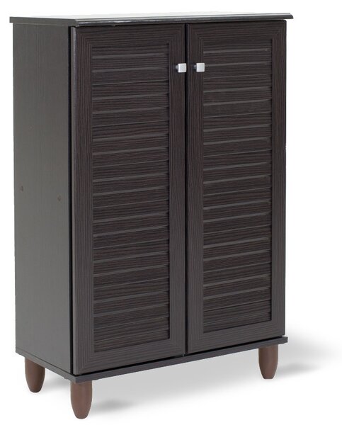 Dulap Pantofi Model Caroline II, Wenge, 60x34.5x91.5 cm
