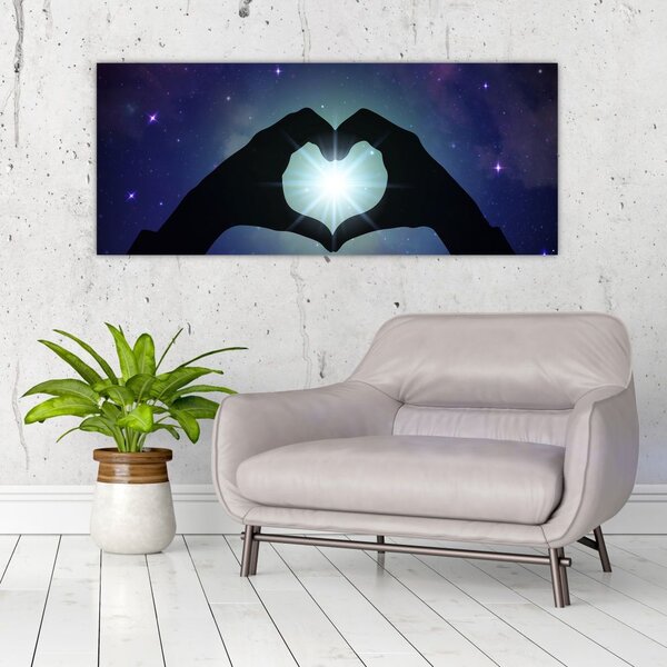 Tablou - Dragoste simbolică (120x50 cm)
