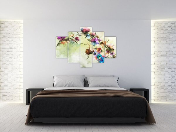 Tablou - Pictua cu flori (150x105 cm)