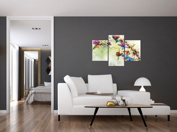 Tablou - Pictua cu flori (90x60 cm)