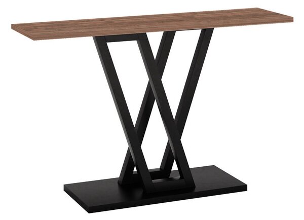 Consola Model Wirmo, Nuc/Negru, 110x30x80 cm