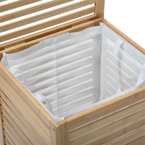 Cos de rufe Africa culoare lemn natural 40x38x58cm
