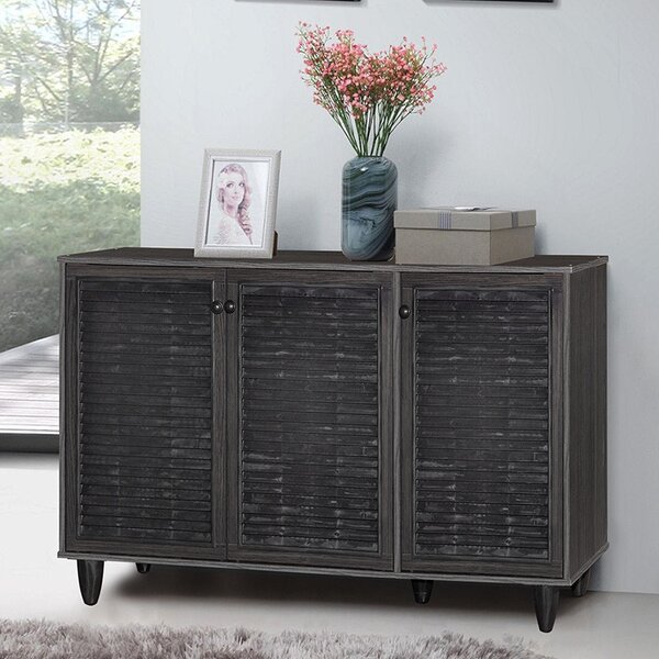 Dulap Pantofi Model Nathalia III, Wenge, 105x35x66 cm
