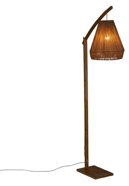 Lampadar Sean E27 60W bambus bej 52x30x158cm