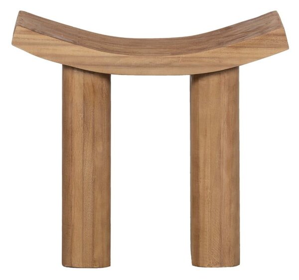 Scaun tip taburet în culoare naturală din lemn de paulownia Japan – WOOOD