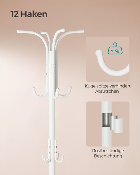 Cuier Songmics Alb 40x40x175 cm