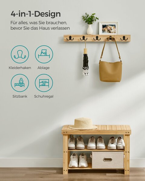 Cuier Songmics Bej 70x28.7x52.3 cm
