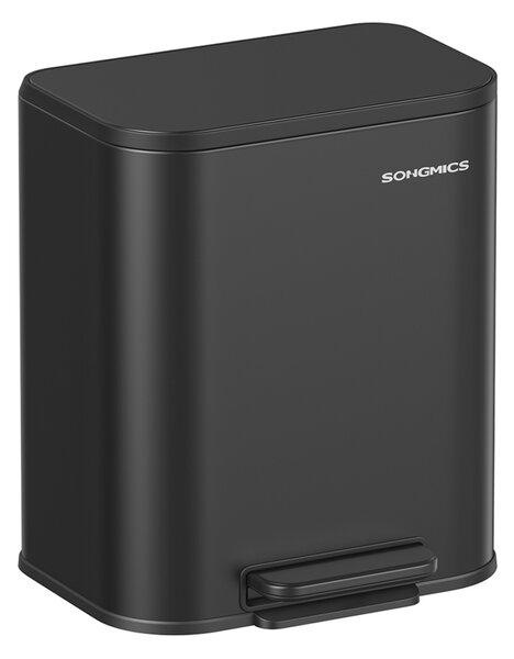 Cos de gunoi Songmics Negru 36.6x30x42.5 cm