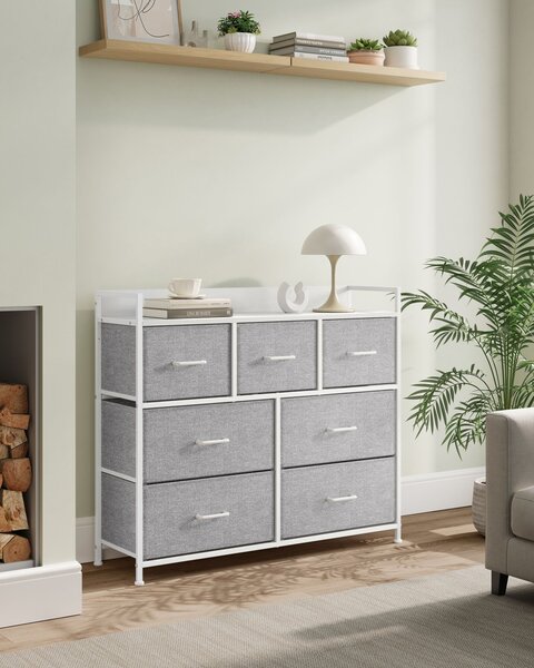 Comoda Songmics Gri 98x28.5x85 cm