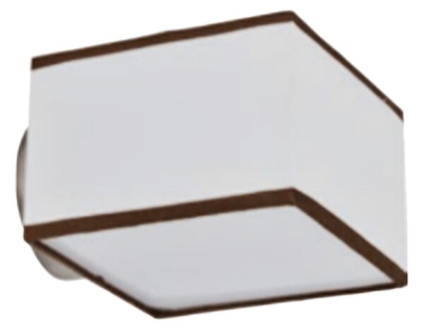 Aplică Klausen Halina AP1 Relax cu design modern din lemn și metal 10x16x18 cm, ideală pentru iluminat difuz alb, soclu E14 pentru dormitor chic
