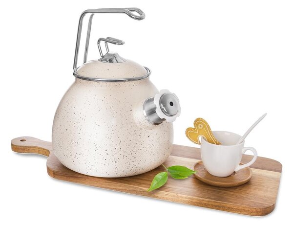 Set de 6 cești din porțelan alb de 125 ml Whiteline - Orion