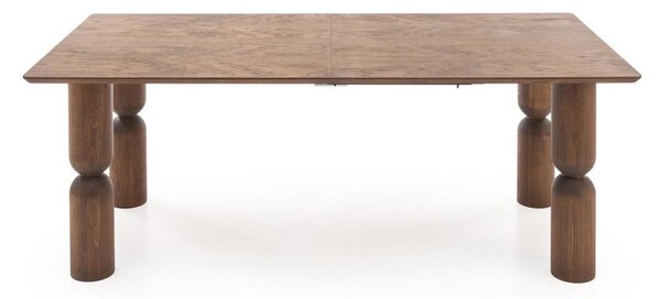 Masă de dining extensibilă Melton, nuc deschis (200–300x101 cm)