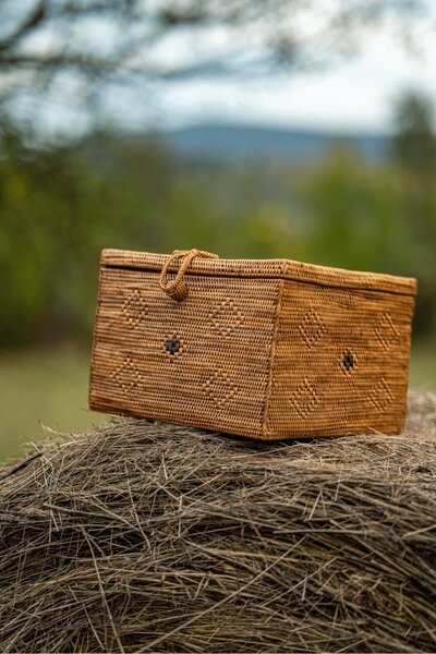 RATAN BOX HANDMADE