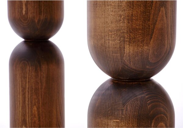 Masă de dining extensibilă Melton, nuc deschis (200–300x101 cm)