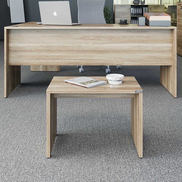 Masuta Cafea Adore New York Office, Natur, 60x43x40 cm